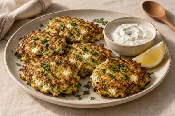 Boulettes de courgette et feta